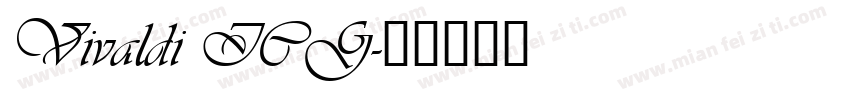 Vivaldi ICG字体转换